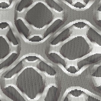 Steel Hard Metal Square Stretch Jersey