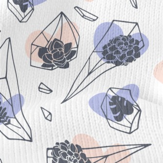 Gems And Flowers Stretch Jersey