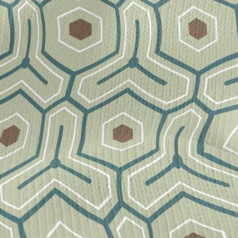 Hexagonal Maze Stretch Jersey