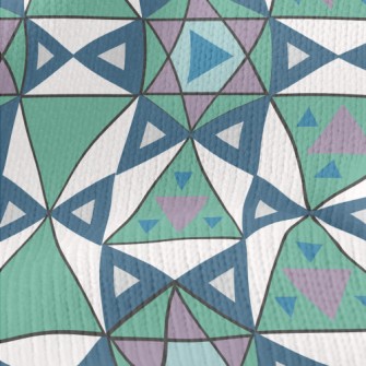 Irregular Geometric Figures Stretch Jersey