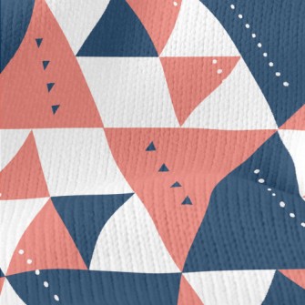 Big And Small Triangles Stretch Jersey