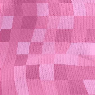 Pink Mark Brick Stretch Jersey