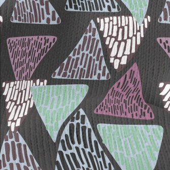 Leopard Print Triangle Stretch Jersey