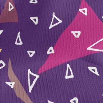 Triangle Like Shredded Paper Stretch Jersey