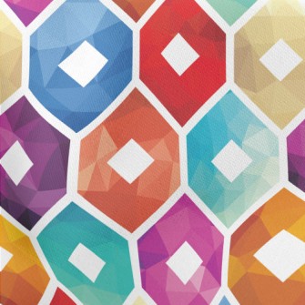 Gradient Pattern Flower Lightweight Cotton Poplin