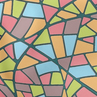 Stained Glass Lightweight Cotton Poplin