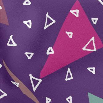 Triangle Like Shredded Paper Lightweight Cotton Poplin