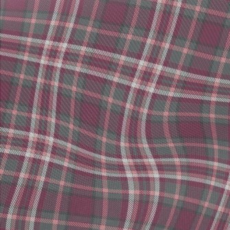Pink Diagonal Grid Midweight Cotton Poplin