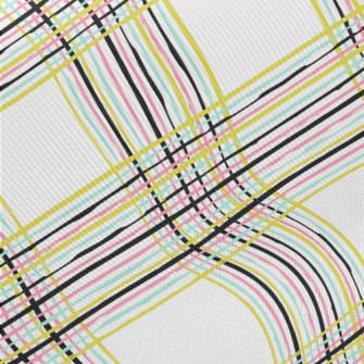 Abstract Stripes Midweight Cotton Poplin