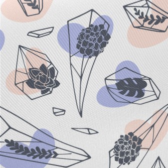 Gems And Flowers Midweight Cotton Poplin