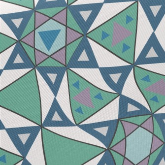 Irregular Geometric Figures Midweight Cotton Poplin