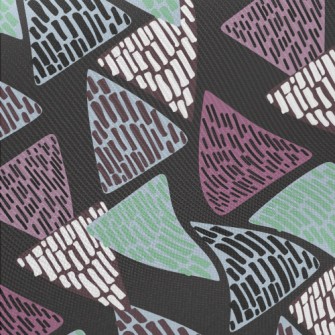 Leopard Print Triangle Midweight Cotton Poplin