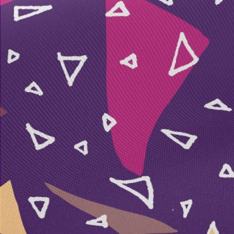 Triangle Like Shredded Paper Midweight Cotton Poplin