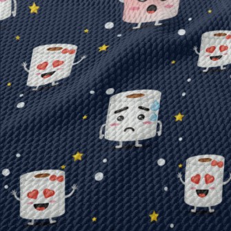 Funny Expression Toilet Paper Birdseye Piqué