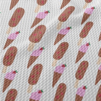 Chocolate Strawberry Ice Cream Birdseye Piqué