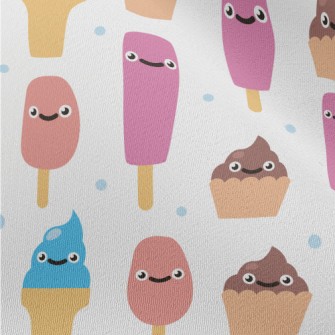 Cartoon Smiling Ice Cream Chiffon