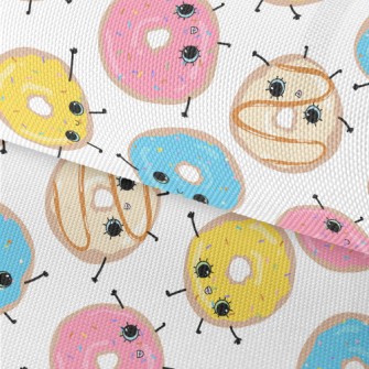 Funny Smiley Donut Waterproof Oxford