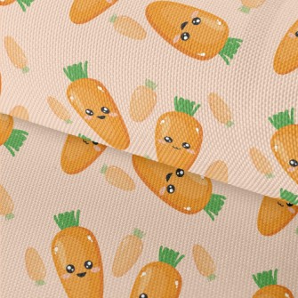 Happy Expression Carrot Waterproof Oxford