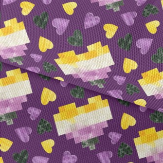 Non-binary Pride Love Waterproof Oxford