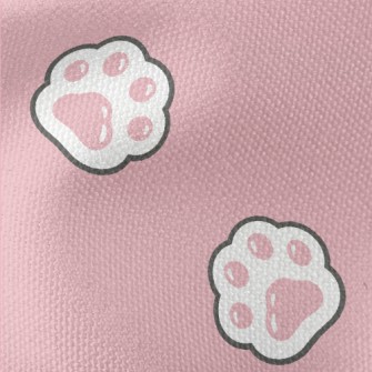 Japanese Cute Cat Paw Waterproof Canvas