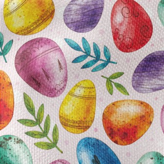 Watercolor Hand Painted Easter Waterproof Canvas