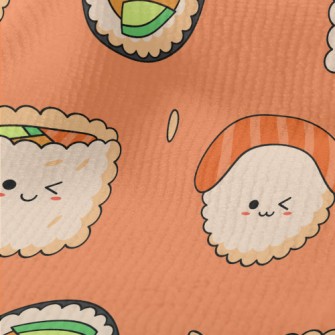 Japanese Cute Sushi Rolls Terry