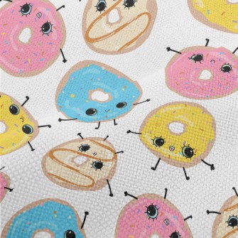 Funny Smiley Donut Performance Linen