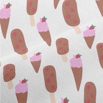 Chocolate Strawberry Ice Cream Performance Linen