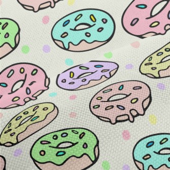 Colorful Cartoon Donuts Performance Linen