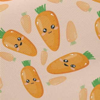 Happy Expression Carrot Twill