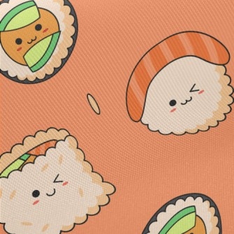 Japanese Cute Sushi Rolls Twill