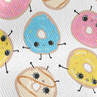 Funny Smiley Donut Standard Corduroy