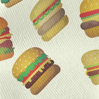 Cartoon Various Burgers Standard Corduroy