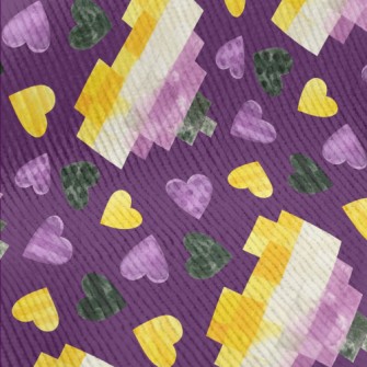 Non-binary Pride Love Standard Corduroy