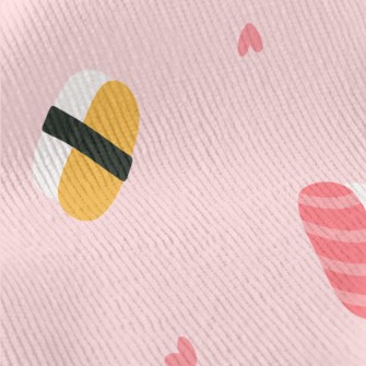 Cute Sushi And Fish Plate Standard Corduroy