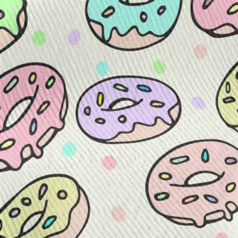 Colorful Cartoon Donuts Standard Corduroy