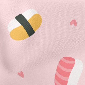 Cute Sushi And Fish Plate Stretch Ponte