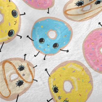 Funny Smiley Donut Minky