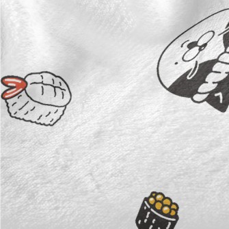 Cats And Sushi Minky