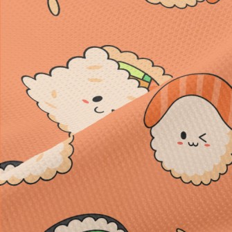 Japanese Cute Sushi Rolls Piqué