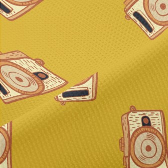 Vintage Retro Camera Piqué