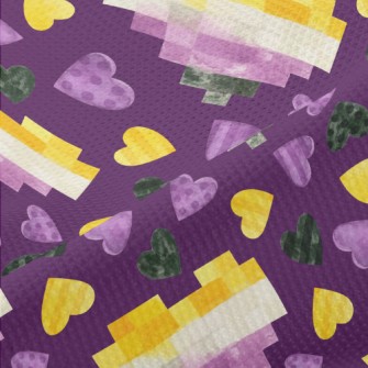 Non-binary Pride Love Piqué