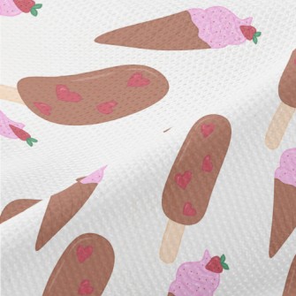 Chocolate Strawberry Ice Cream Piqué