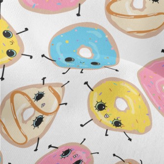 Funny Smiley Donut Lightweight Performance Linen