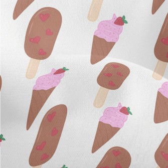 Chocolate Strawberry Ice Cream Lightweight Performance Linen