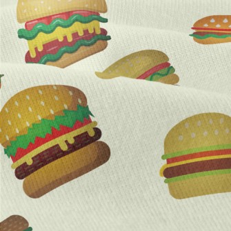 Cartoon Various Burgers Modern Jersey