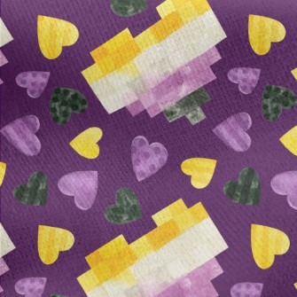 Non-binary Pride Love Jersey Backed Fleece