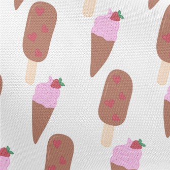 Chocolate Strawberry Ice Cream Pongee