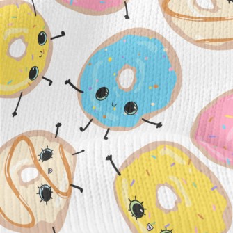 Funny Smiley Donut Stretch Jersey