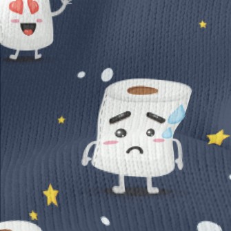 Funny Expression Toilet Paper Stretch Jersey
